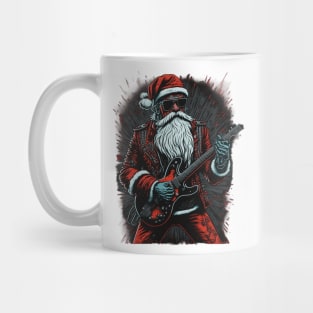 Guitar Santa Mug